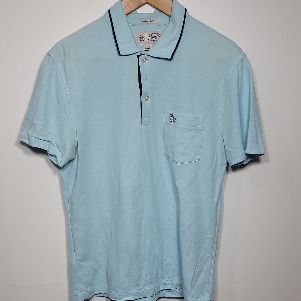 Original Penguin Sky Blue Polo Shirt